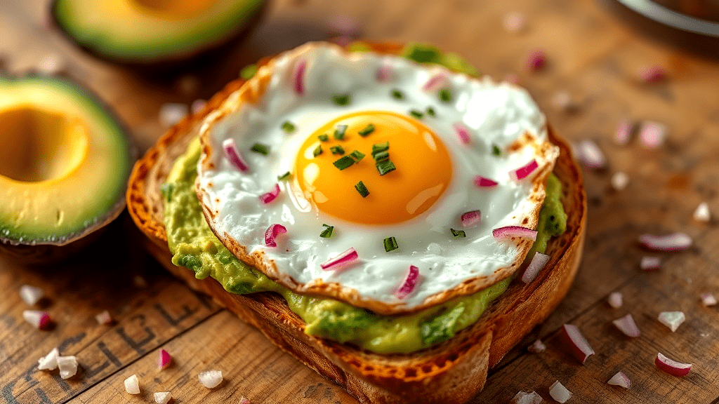 Egg Avocado Toast for Breakfast