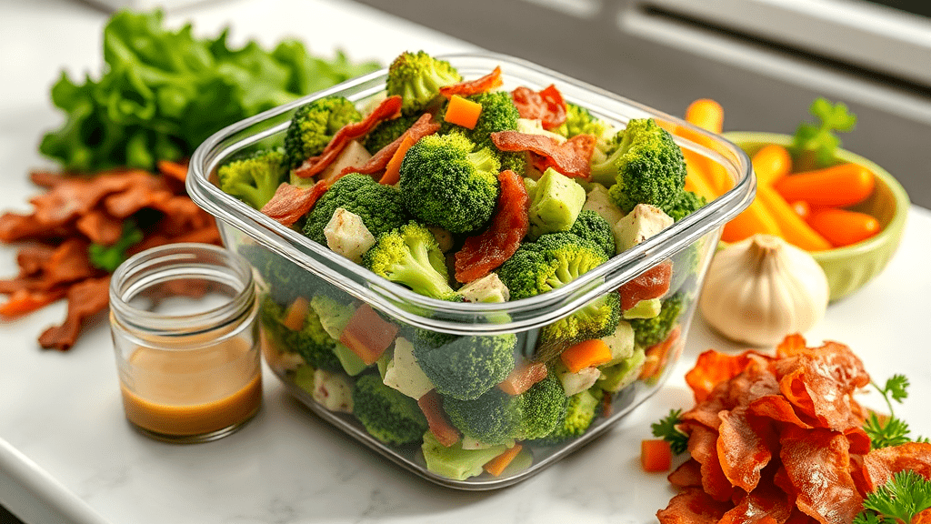 Storing Broccoli Salad Correctly