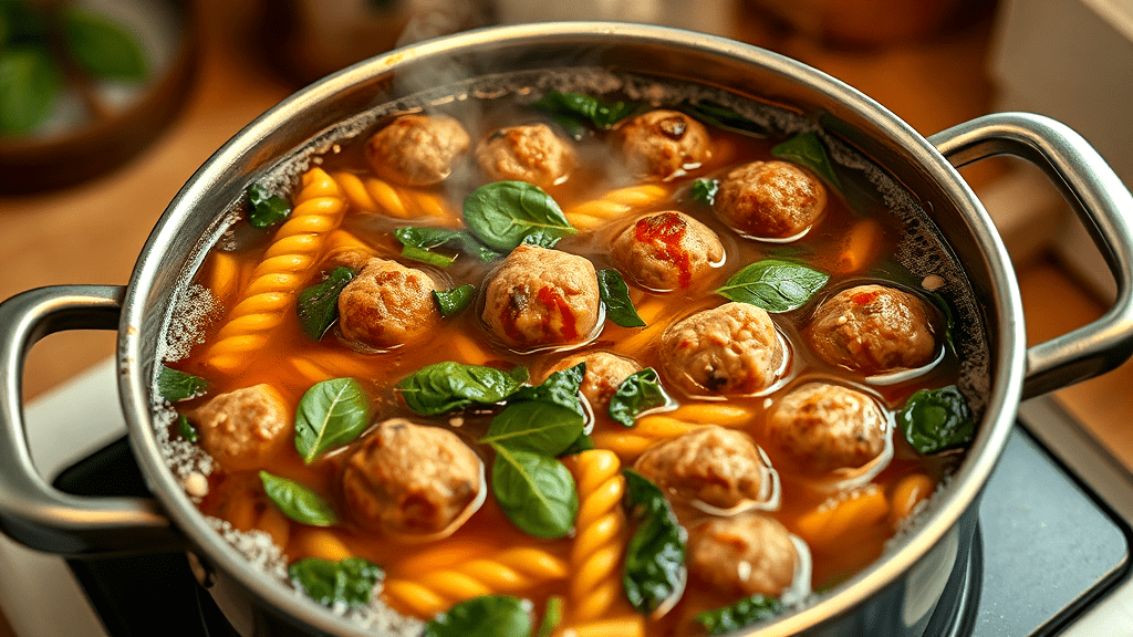 Ingredients for Italian Wedding Soup