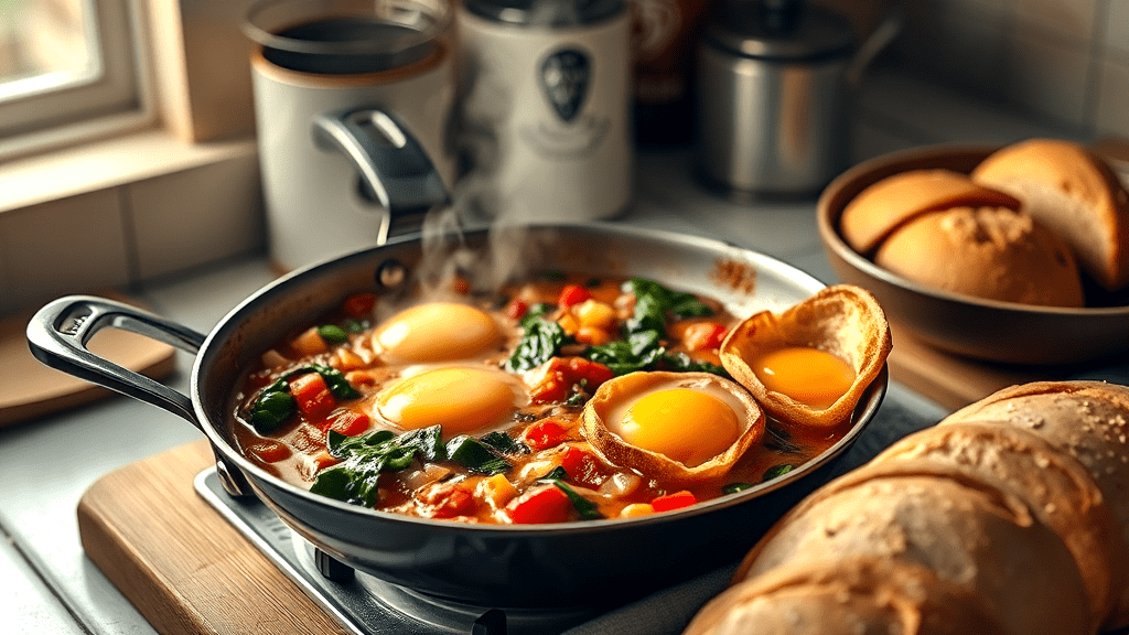 Cooking Steps for Shakshuka