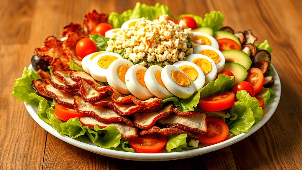 Arranging the Salad Components