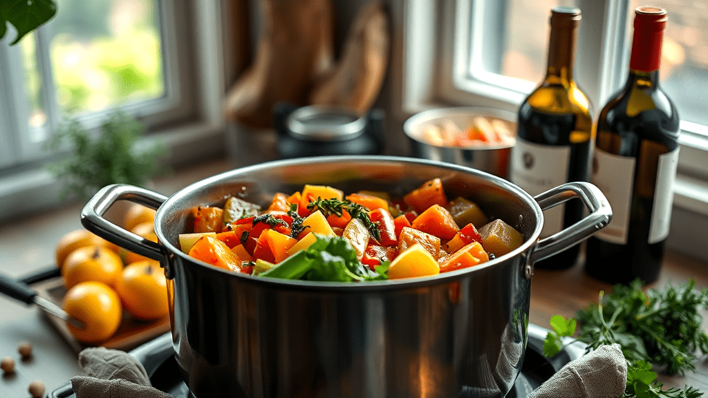 Preparing a Delicious Vegetable Stew