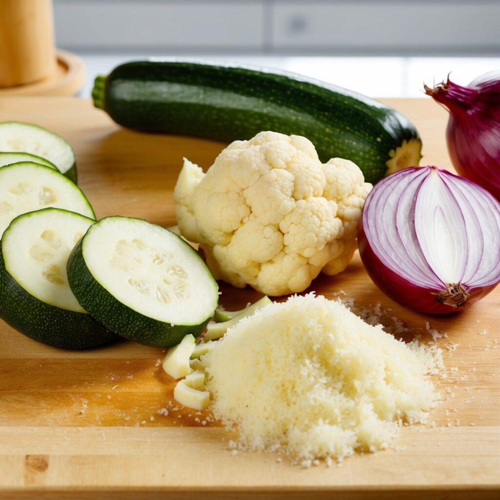 Leonardo Phoenix A bright kitchen counter with fresh zucchini 1