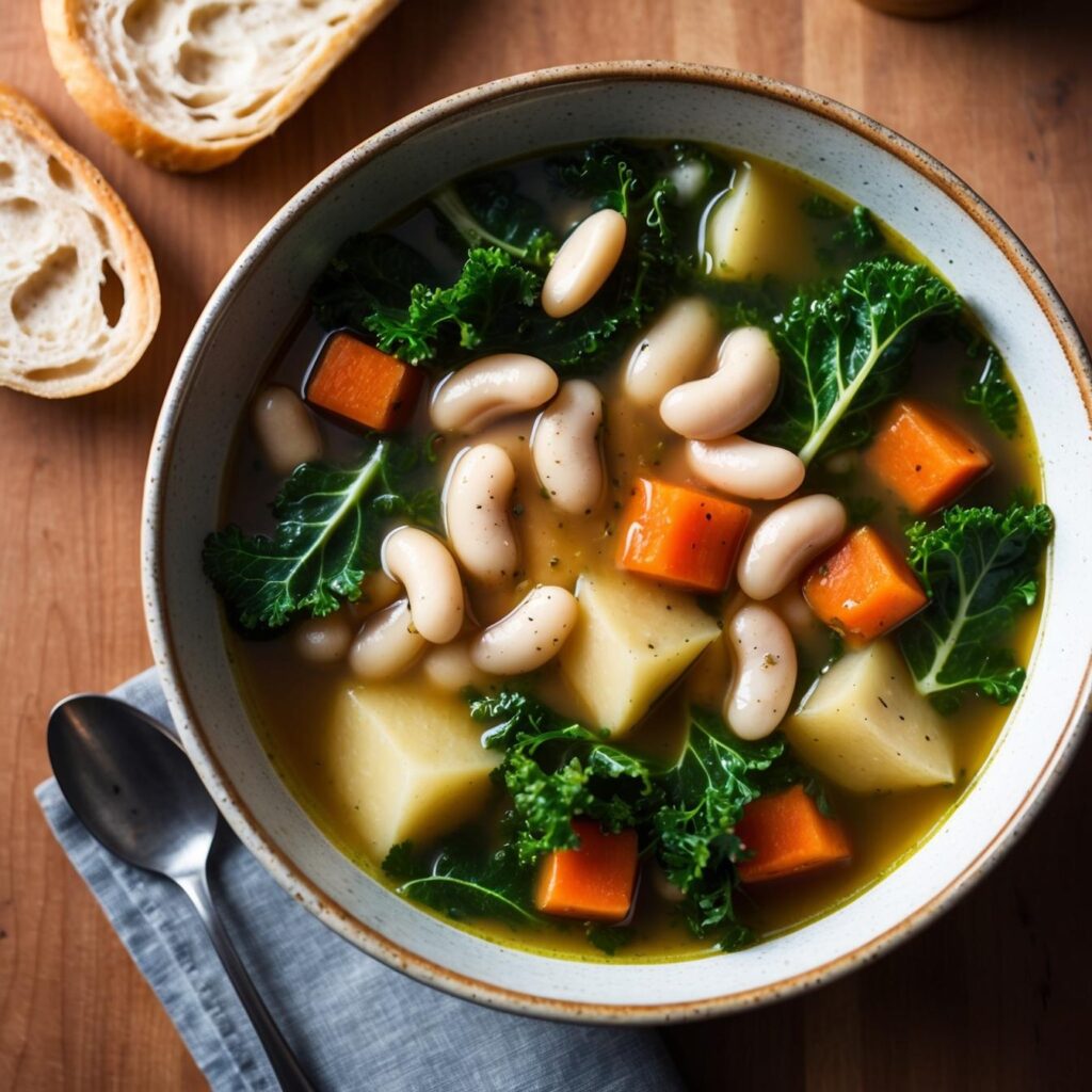 Cannellini Bean Soup with Kale