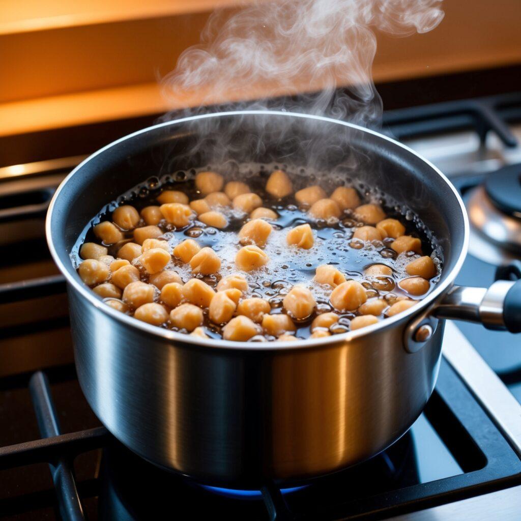 Leonardo Phoenix Realistic iPhone 13 photo of chickpeas boilin 6