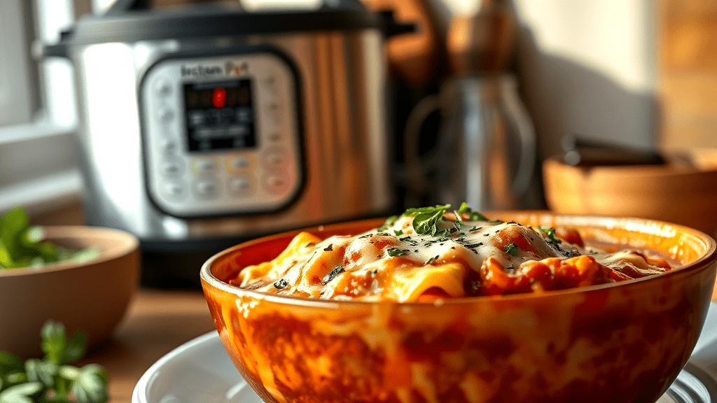 Instant Pot Lasagna Soup