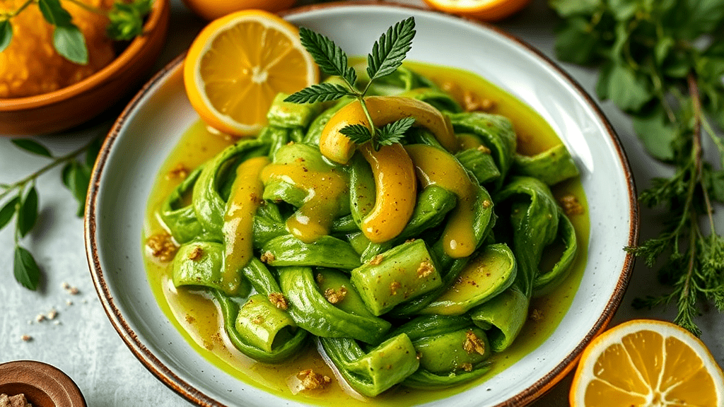 Kale Salad with Lemon-Garlic Dressing