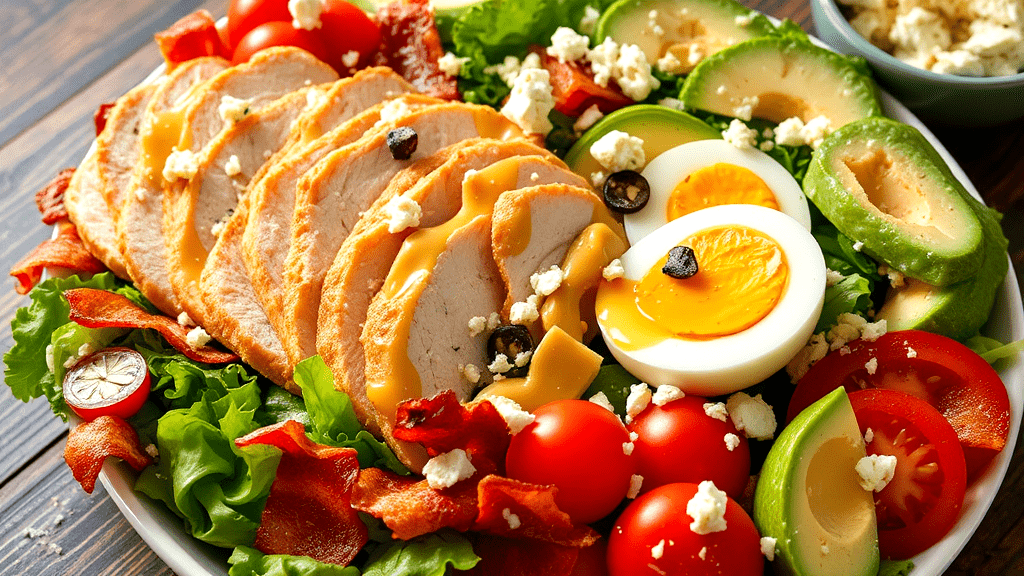 Step-by-Step Cobb Salad Assembly