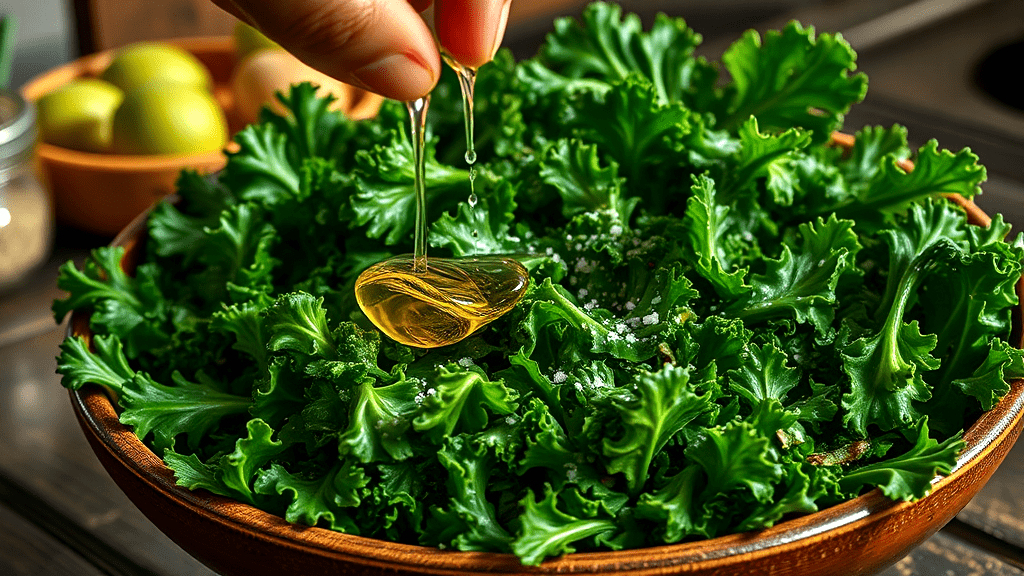 Tips for Massaging Kale Leaves