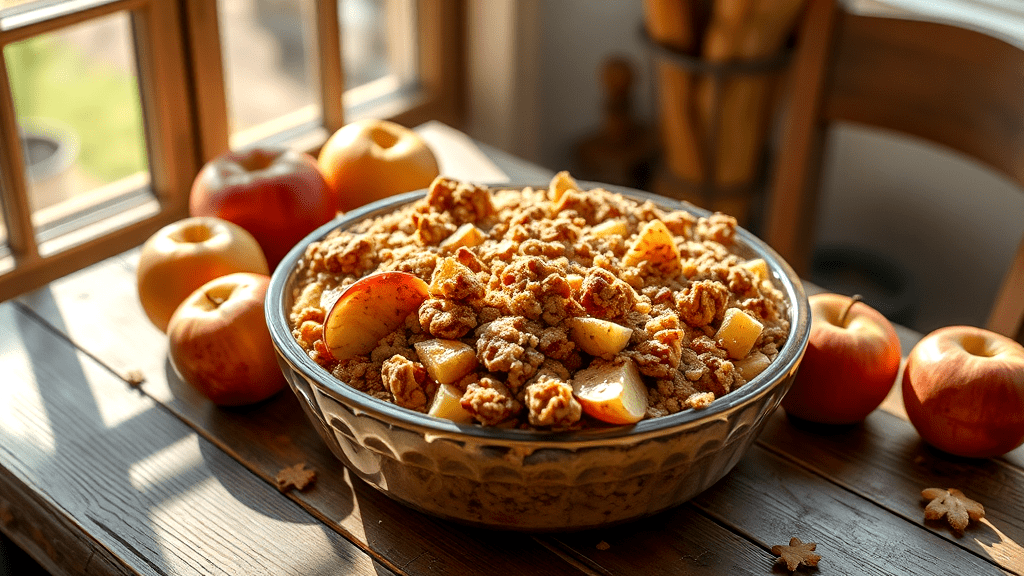 Apple Crisp with a Twist