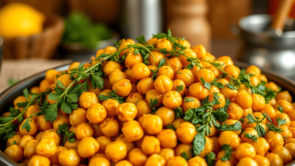 Herb and Lemon Chickpeas