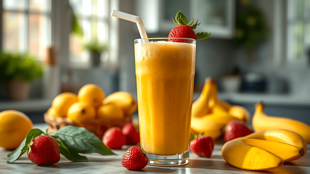 easy mango smoothie