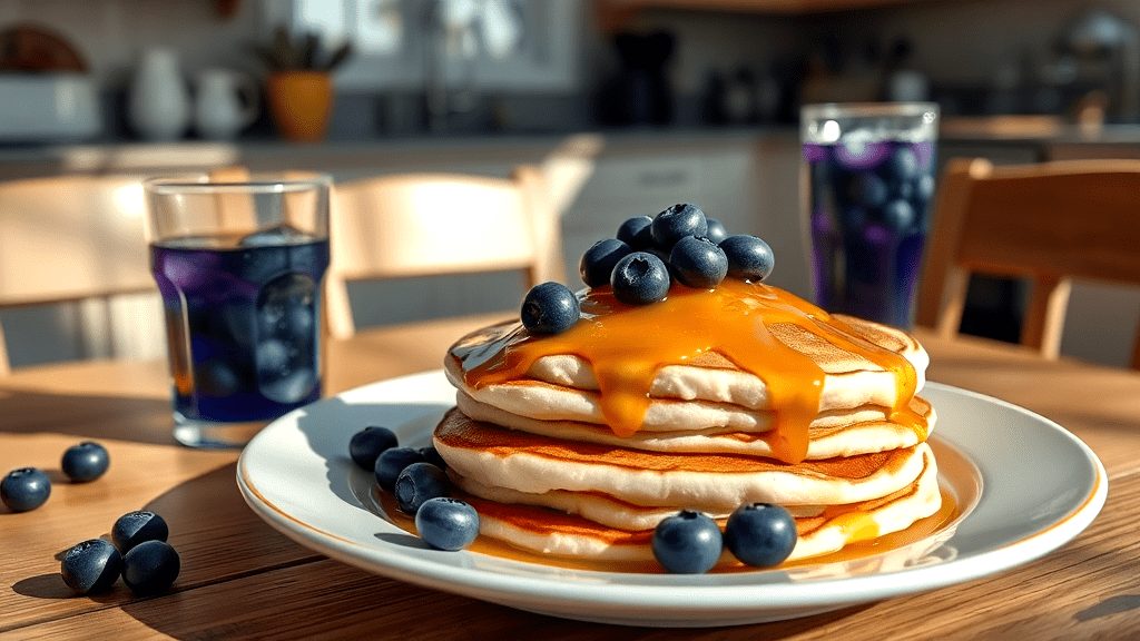 Delicious Blueberry Pancakes Recipe