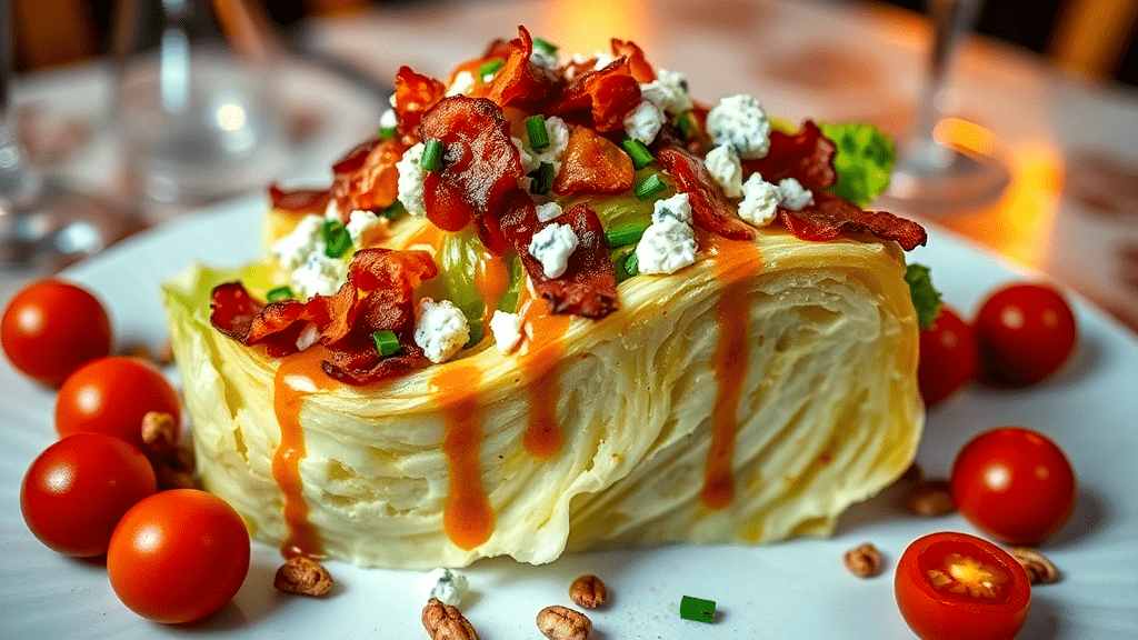 Classic Wedge Salad with a Twist