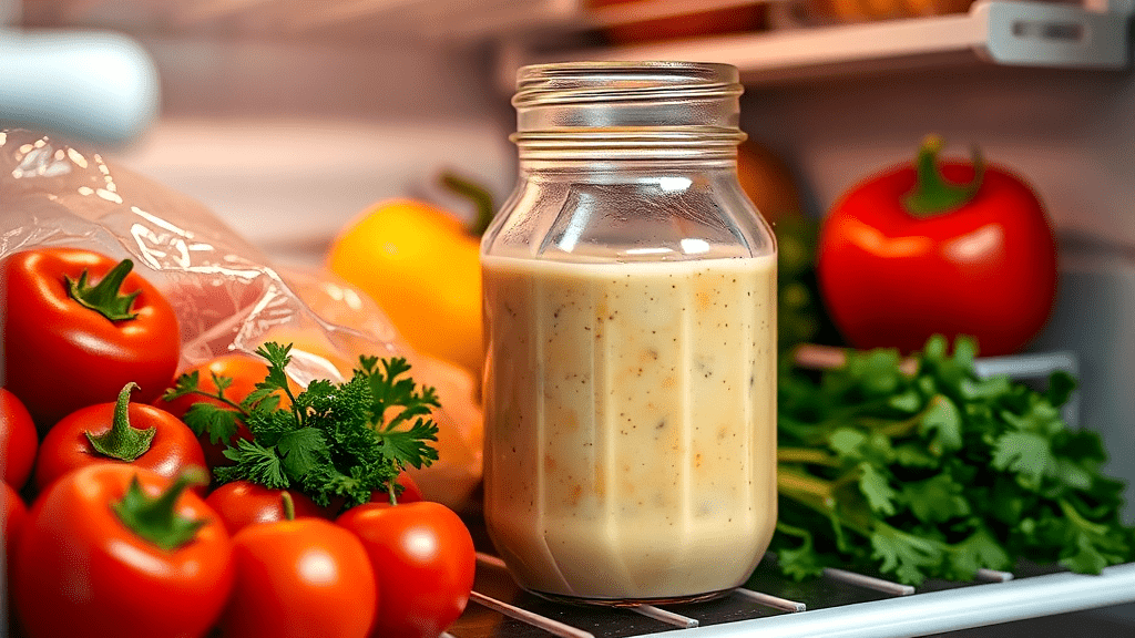 Storing Your Homemade Dressing