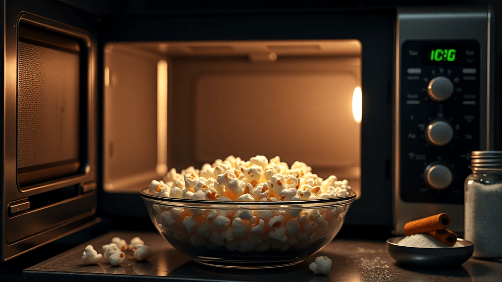 Microwave Popcorn in 3 Easy Steps