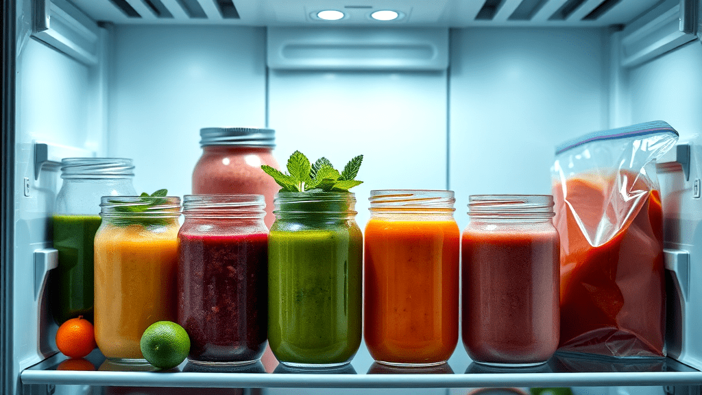 How to Store Smoothies for Freshness