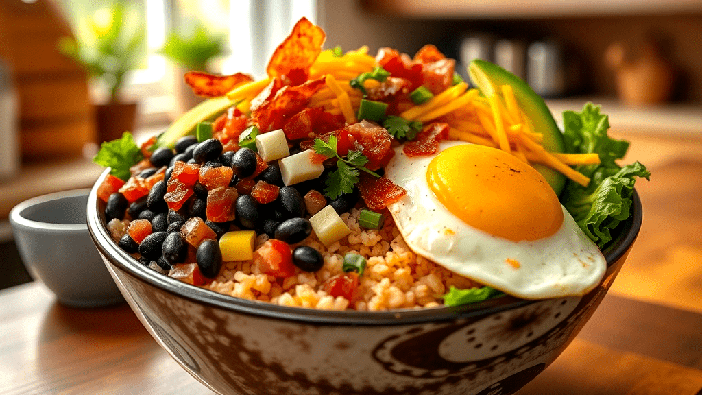 Breakfast Burrito Bowls Idea