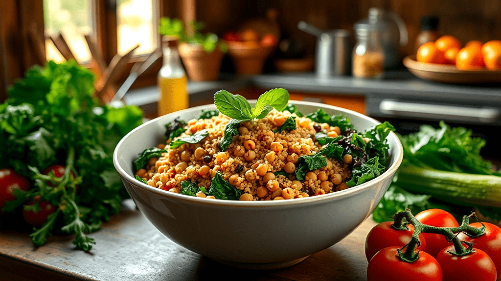 quinoa chickpea salad