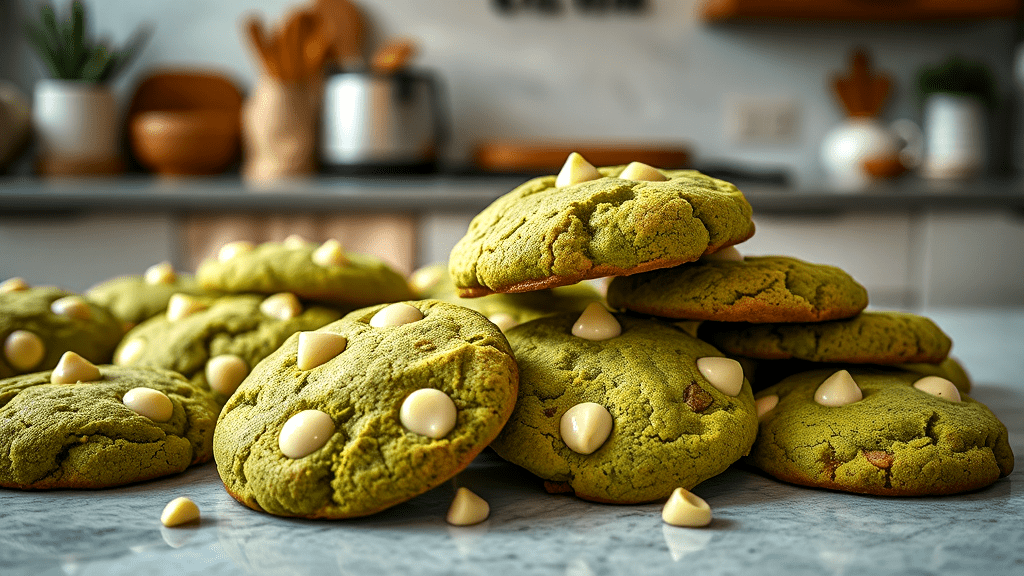 green tea cookies