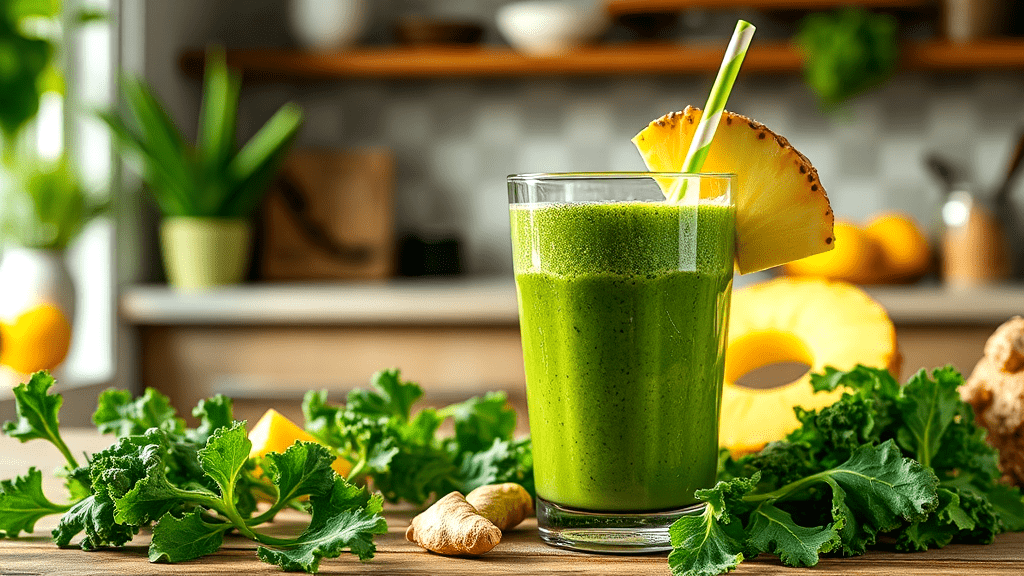 Refreshing Green Smoothie Option