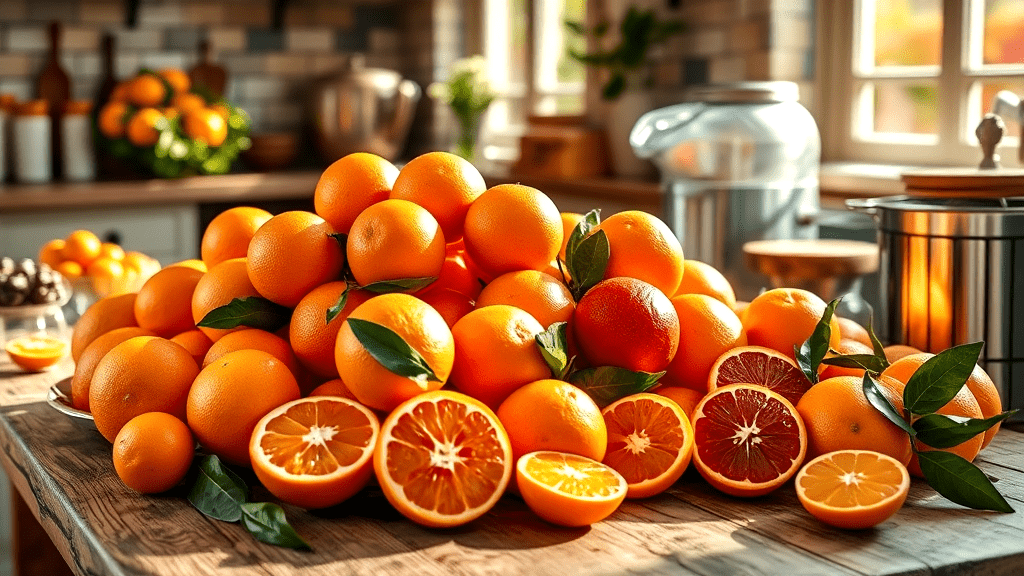 Choosing the Best Oranges for Sorbet