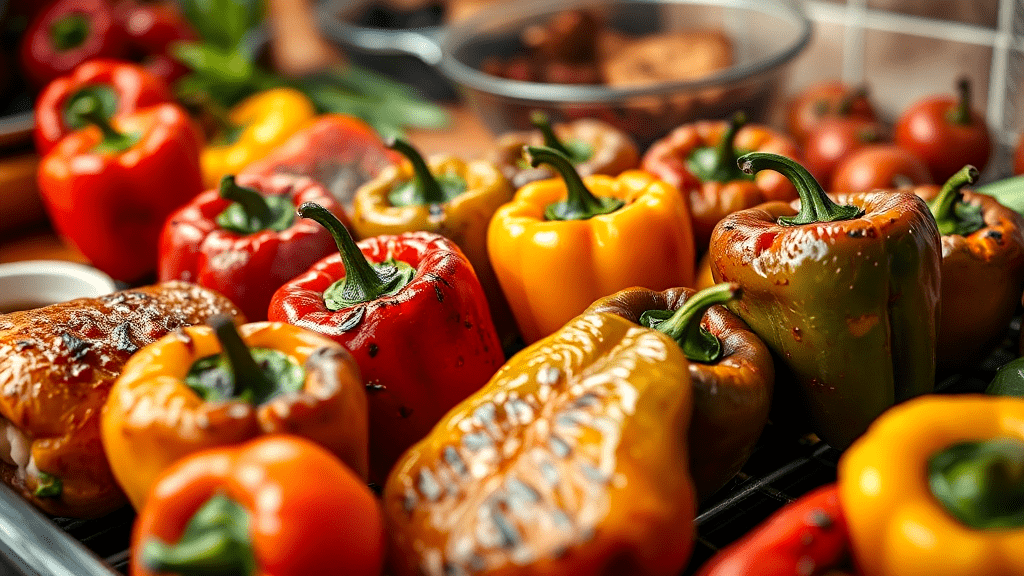 Preparing the Peppers